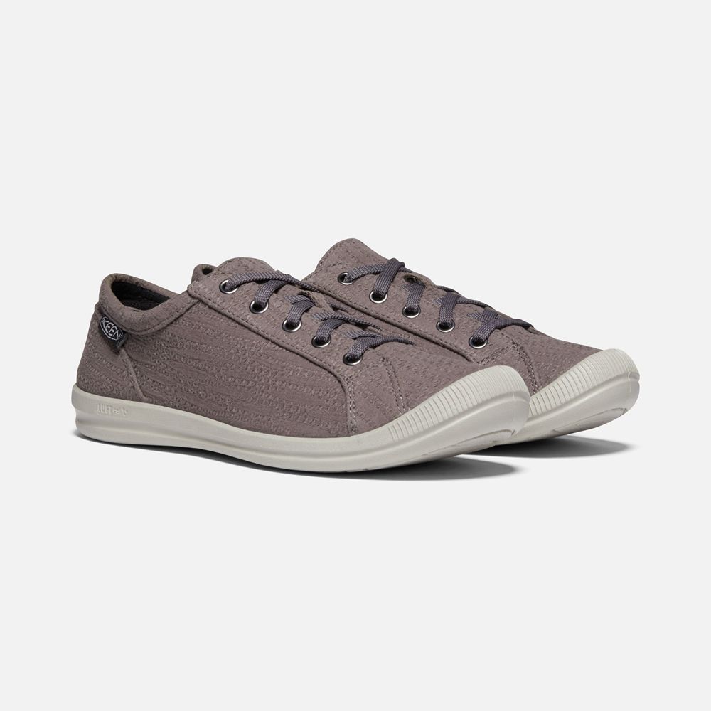 Keen Canvas Schoenen Dames Grijs - Lorelai Hemp Sneaker - 03781-PNUS